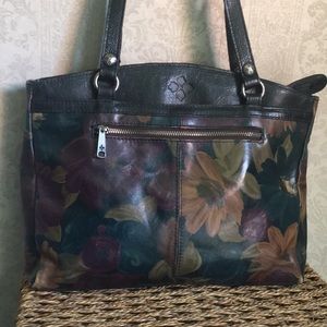 Patricia Nash Leather Poppy Purse Peruvian Floral